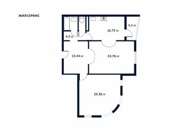 2-комнатная квартира в Щелково, Пролетарский пр-кт 9к3 - фото 2
