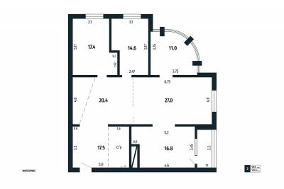 3-комнатная квартира в Щелково, Пролетарский пр-кт 9к3 - фото 2